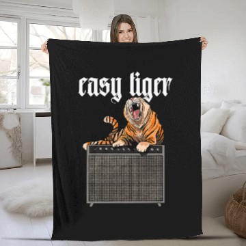 Discover Easy Tiger Retro Equalizer Speaker Music Baseball Tees Fleece Blankets