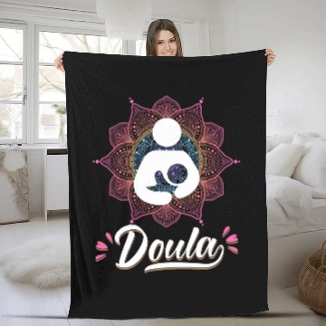 Discover Doula Floral Birth Companion Birth Coachs Assistant 6 Fleece Blankets