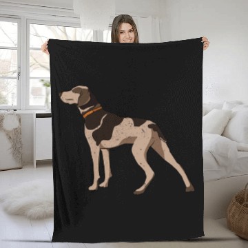 Discover German Shorthaired Pointer Dog Lover Gift Cute Mens Womens Fleece Blankets