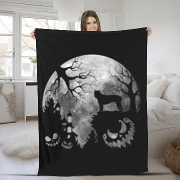 Discover Cane Corso Dog Moon Howl in Forest Halloween Costume Baseball Tees Fleece Blankets