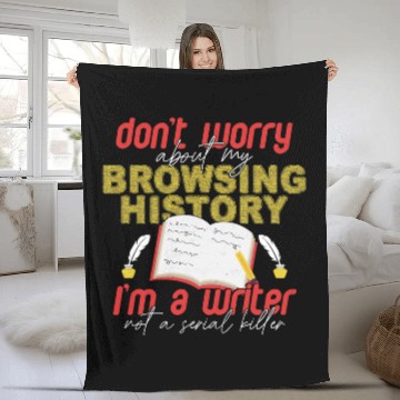 Discover Reading Book Writer Browsing History Writing Books Author Gift Reader Baseball Tees Fleece Blankets