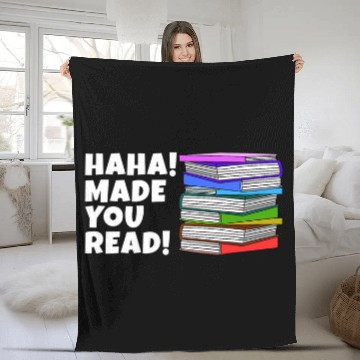 Discover English Teacher Reading Books Instructor Educator Fleece Blankets