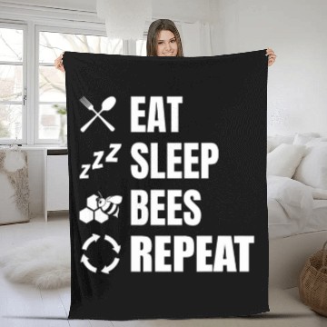 Discover Beekeeper Schedule Apiarist Apiculture Fleece Blankets