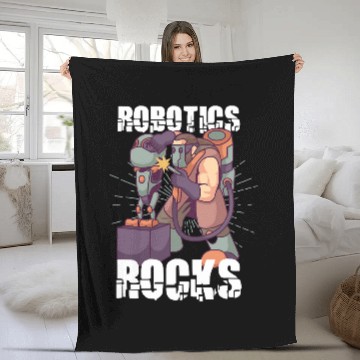 Discover Robotics Machine Learning Robot Robotics Engineering 25 Baseball Tees Fleece Blankets