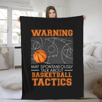 Discover Basketball Coachs saying tactic board for basketball coach Fleece Blankets