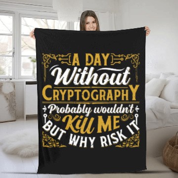 Discover Funny Cryptography Maths Math Computer Baseball Tees Fleece Blankets