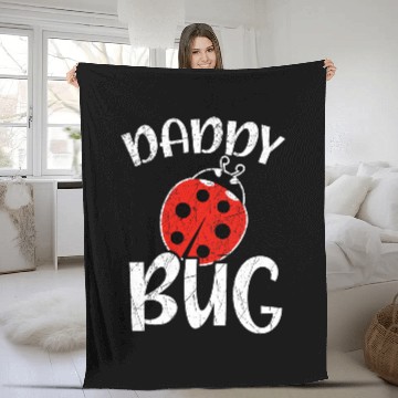 Discover Daddy Bug Insect Entomology Future Entomologist Ladybug Fleece Blankets