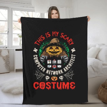 Discover Halloween Computer Network Architect Network Design Engineer Baseball Tees Fleece Blankets