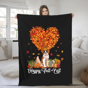 Discover Happy Fall Yall Funny Bernard Autumn Pumpkins Baseball Tees Fleece Blankets