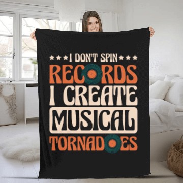 Discover I DonT Spin Records I Create Musical Tornadoes Vinyl Lover Baseball Tees Fleece Blankets