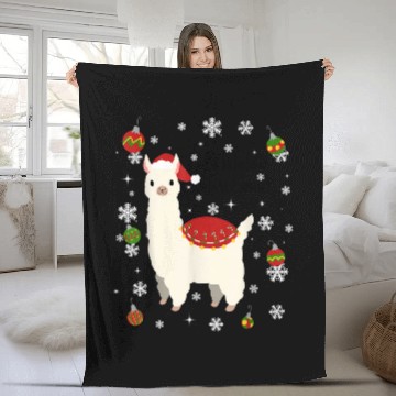 Discover Llama Lover Christmas Falala Llama Baseball Tees Fleece Blankets