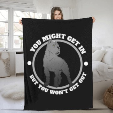 Discover Cane Corso Gift Italian Mastiff Get Out Baseball Tees Fleece Blankets