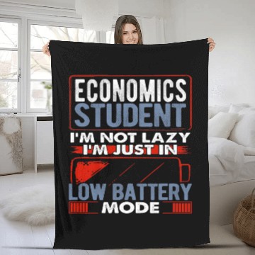 Discover Economics Student School College University Funny Gift Zip Fleece Blankets