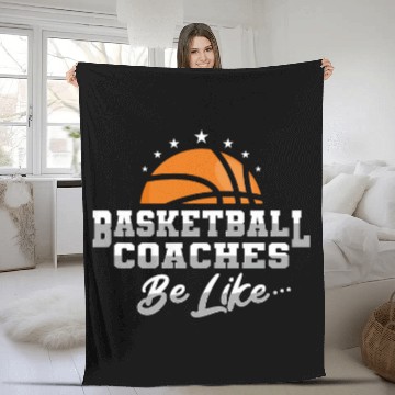 Discover Basketball Coaches Be Like Assistant Basketball Coach Baseball Tees Fleece Blankets