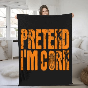 Discover Corn Enthusiast Cereal Grain Farmer Maize Planter Grower Fleece Blankets