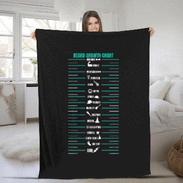 Discover Beard Growth Chart Bearded Man Barber 21 Baseball Tees Fleece Blankets