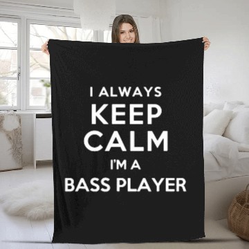 Discover Im A Bass Player 2Music Fleece Blankets
