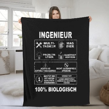 Discover Engineer math computer science funny Fleece Blankets