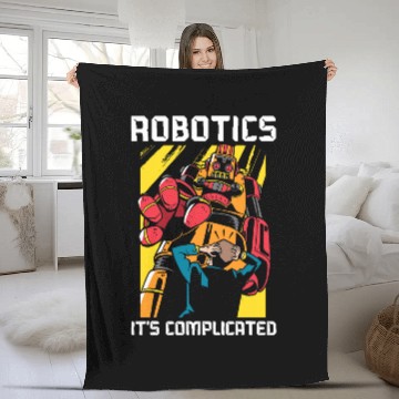 Discover Robotics Its Complicated AI Artificial Intelligence 21 Fleece Blankets