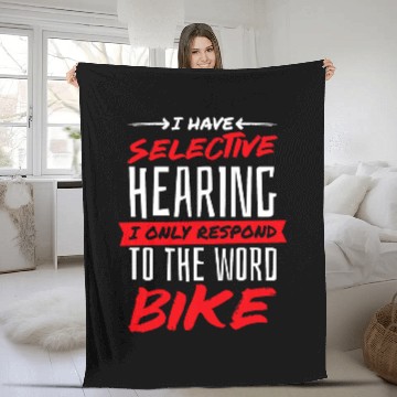 Discover Biking Cycling and Cycler Baseball Tees Fleece Blankets