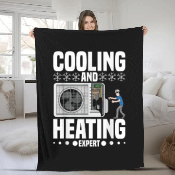 Discover HVAC Technician HVAC Mechanic AC Repairman HVAC Engineer Fleece Blankets