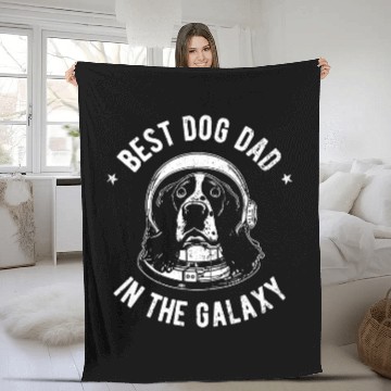 Discover The bests Springer Spaniel dog Dad in the galaxy Fleece Blankets