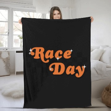 Discover Race Day Checkered Flag Racing Driver Cheer Mama Baseball Tees Fleece Blankets