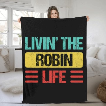 Discover Robin Name 21 Fleece Blankets