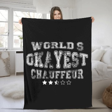 Discover Creative Chauffeur Design Fleece Blankets