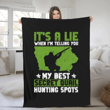 Discover Quail Hunter And Upland Game Bird Hunting Baseball Tees Fleece Blankets