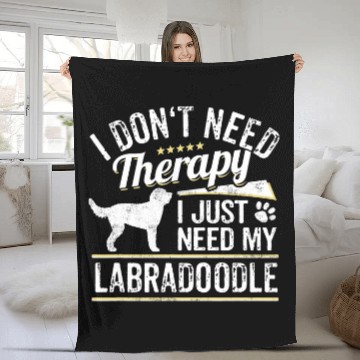Discover Labradoodle 23 Fleece Blankets