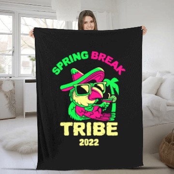Discover Spring Break Florida 2Drinking Parrot Margarita 2 Baseball Tees Fleece Blankets