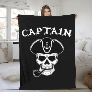 Discover Pirate Captain Nautical Skull Love Sailing Gift Baseball Tees Fleece Blankets