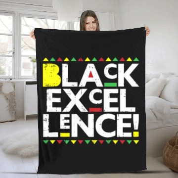 Discover Black Excellence Melanin Pride Cool Black Lives Matter Fleece Blankets
