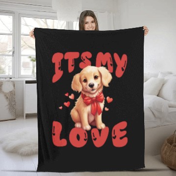 Discover Golden Retriever Valentines day 2024 Valentines Baseball Tees Fleece Blankets