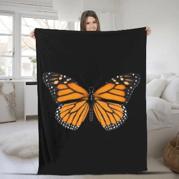 Discover Monarch Butterfly 5 Fleece Blankets