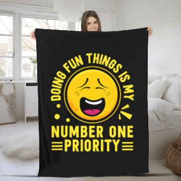 Discover Fun Things Friends Weekends Spring Break Summer Camping Fleece Blankets