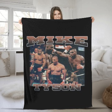 Discover Mike Tyson Fleece Blankets