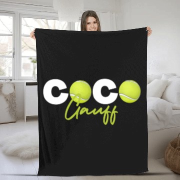 Discover Call Me Coco Gauff Fleece Blankets