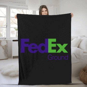 Discover FedEx Ground Fleece Blankets