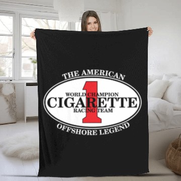 Discover Cigarette Racing Team Fleece Blankets