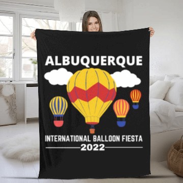Discover Albuquerque Balloon Fiesta 2022 Fleece Blankets