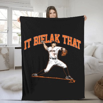 Discover Brandon Bielak It Bielak That Houston Baseball Fleece Blankets