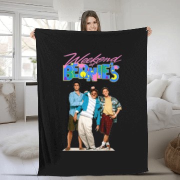 Discover weekend at bernies Fleece Blankets