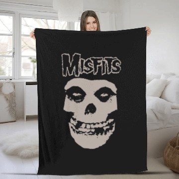 Discover Misfits Unisex Baseball Tees: Logo & Fiend Fleece Blankets