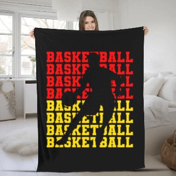 Discover Germany basketball Fleece Blankets