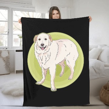 Discover Great Pyrenees Dog Owner Pyrenees Fleece Blankets