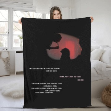 Discover Babe You Look So Cool Fleece Blankets, Robbers Song Fleece Blankets, Robbers