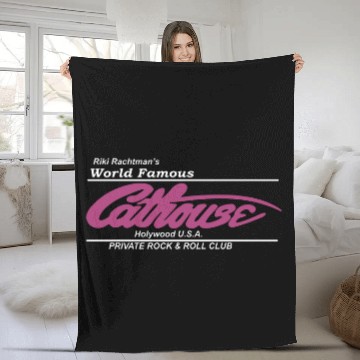 Discover Cathouse Fleece Blankets