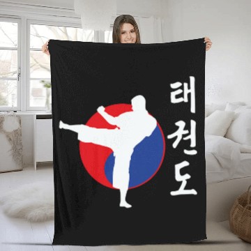 Discover Great Tae Kwon Do Fighter Design Korea Ying Yang Baseball Tees Fleece Blankets